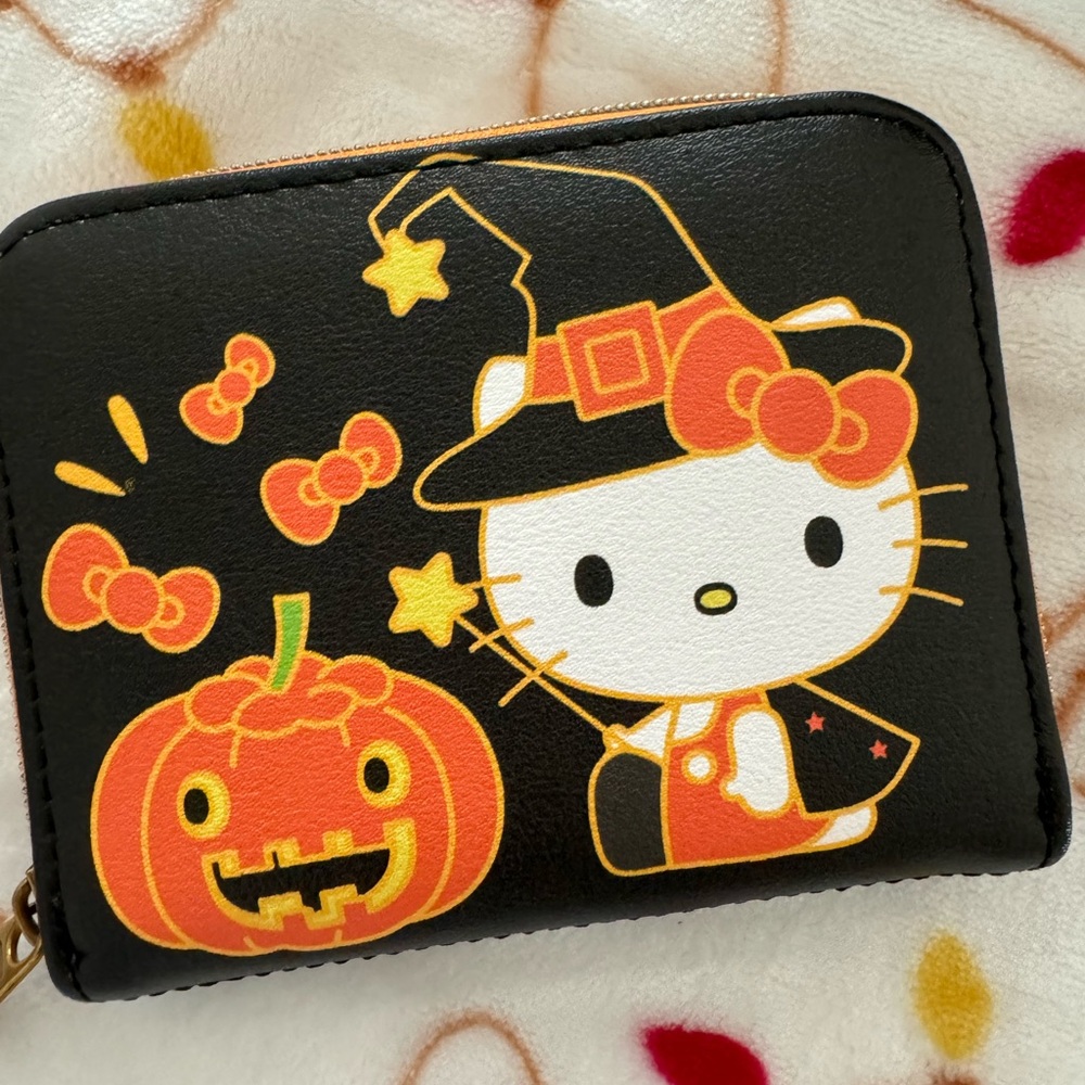Hello Kitty Halloween Wallet - Black